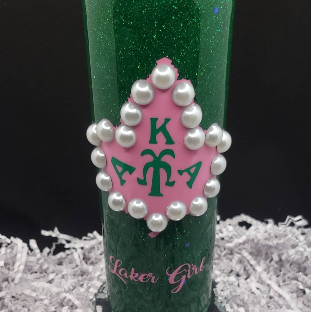 20oz Custom AKA "Pinky Up" Stainless Steel Tumbler